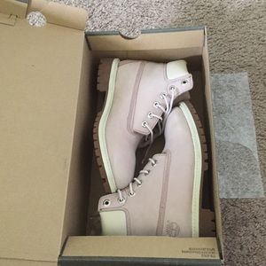 Pink Timberlands